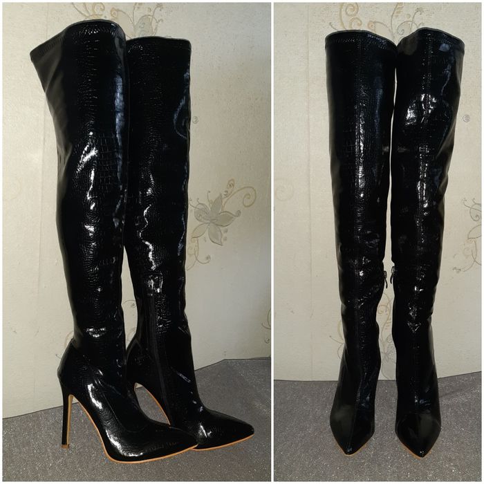 Сапоги на 39 розмір, довгі,ботфорди