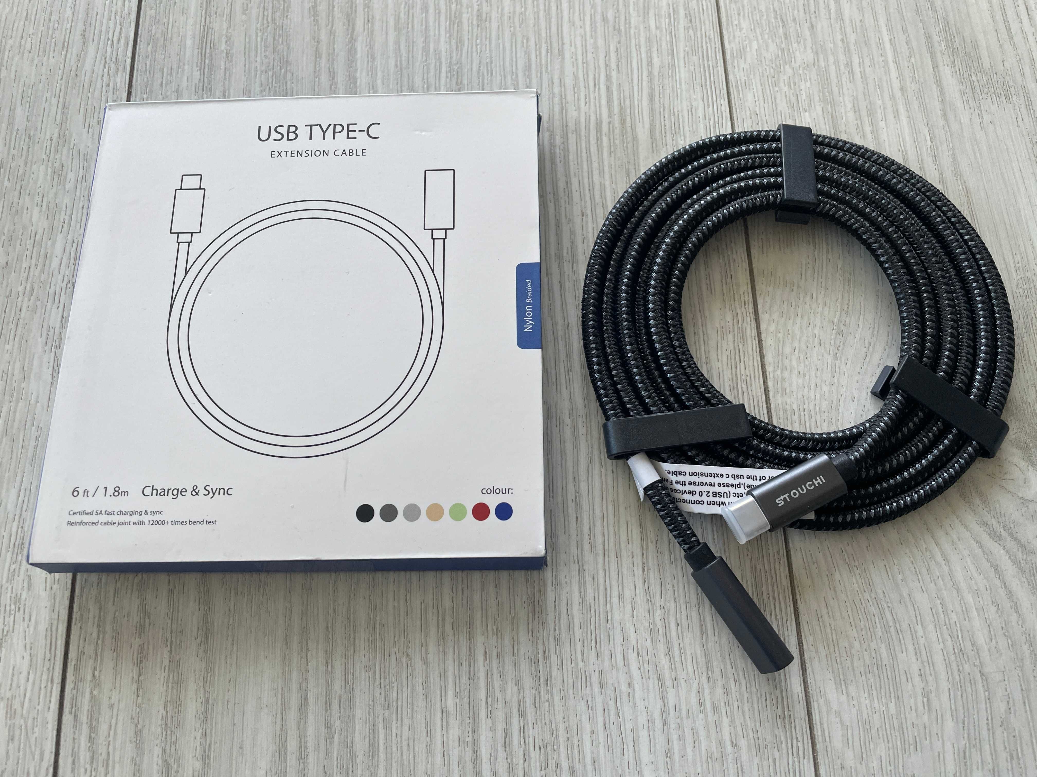 Przedluzacz USB-C Kabel USB 3.2 Ladowanie Synchronizacja 1.8m Jaworzno