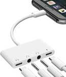 audio adapter with charge 4in 1