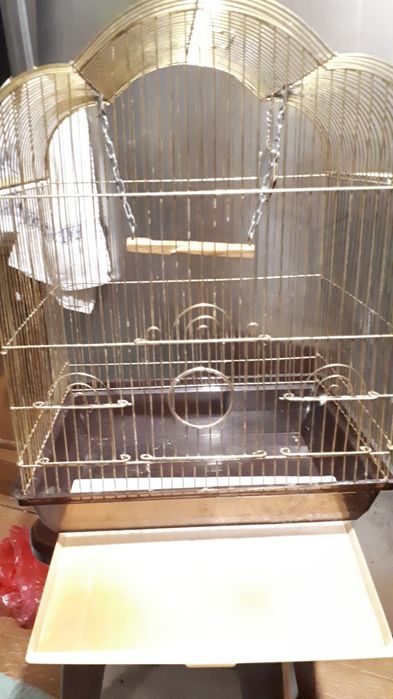 Клітка для папуги, птаха 43×48(h)×28 см