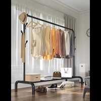 Напольная вешалка для одежды 110х150см Clothes Rack Стойка для вещей.
