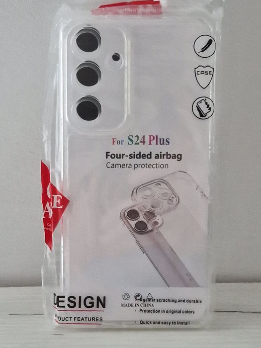 Armor Antishock Case do Samsung Galaxy S24 Plus przezroczysty