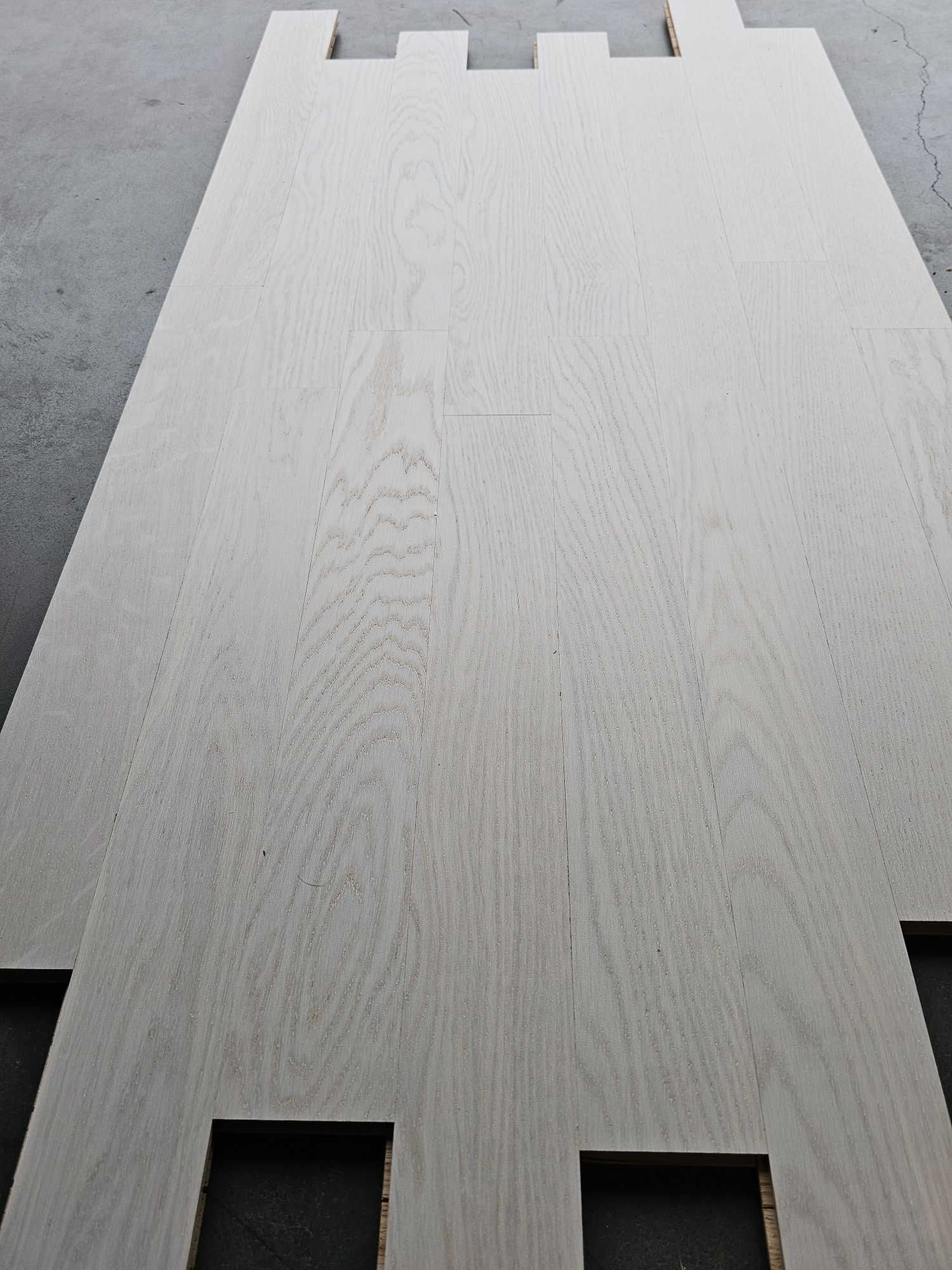 Parkiet biały olej uv klasa natur 11x70x490 (75 m2) PROMO