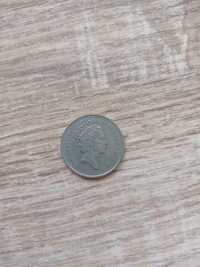 Продам монету Єлизавети II 1992 року 10 пенні