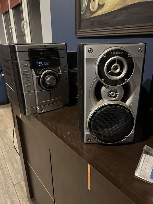 Wieża Sony mhc-rg170 kasety CD głośniki kolumny zestaw