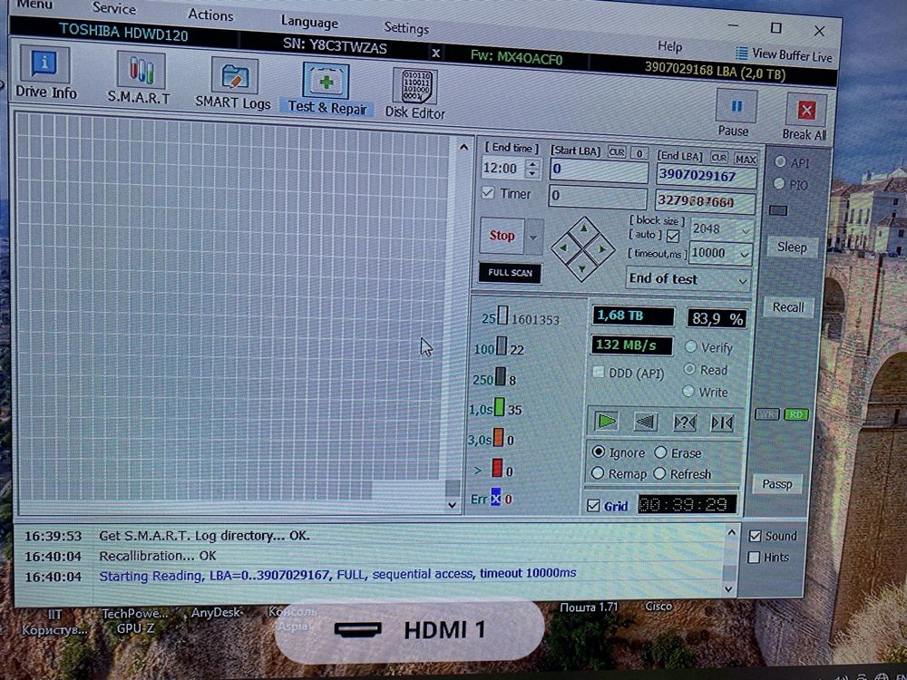 Hdd Toshiba pc p300 2tb + ssd 240gb