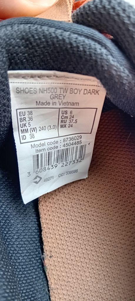 Buty przejściowe dla chłopca Quechua/Decathlon, rozm. 38