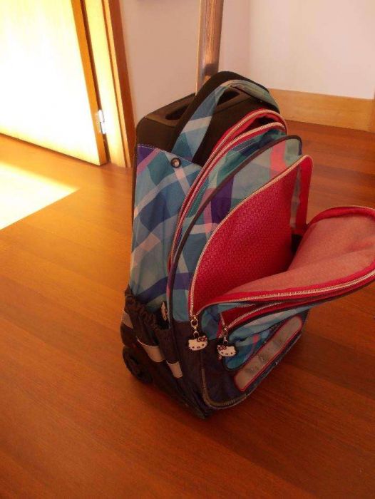 Conjunto de 2 Mochilas troley