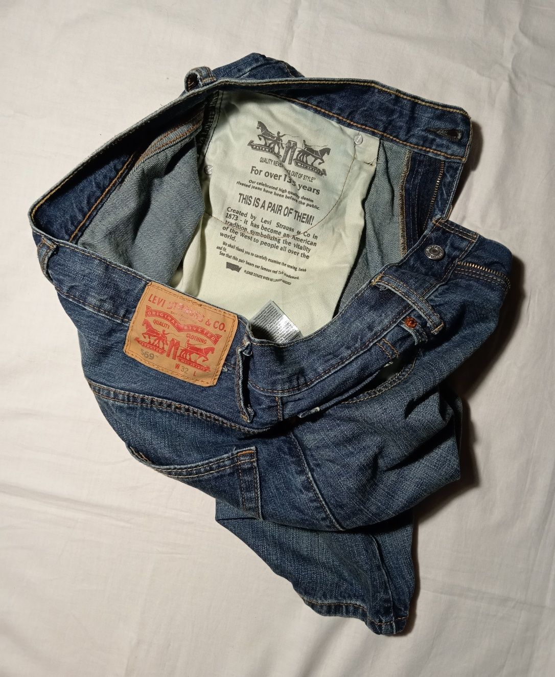 Чоловічі джинсові шорти Levi's 569, 32 р.