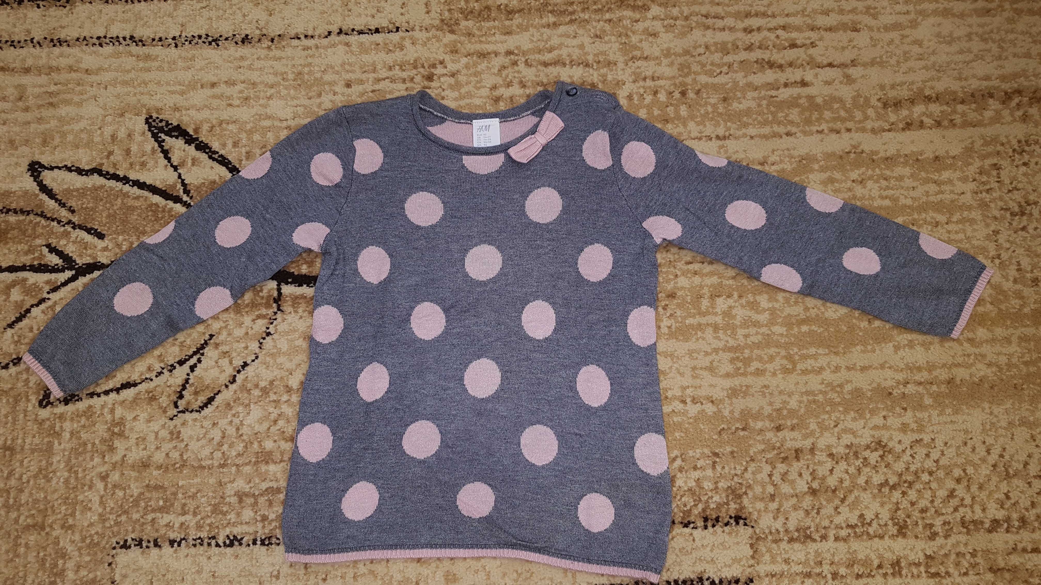 Sweterek dla dziewczynki H&M 92