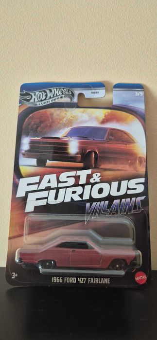 Hot Wheels Fast & Furious - 5 Carros