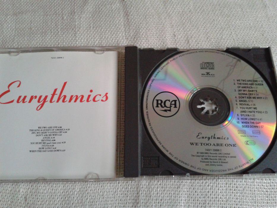 Eurythmics - We Too Are One CD