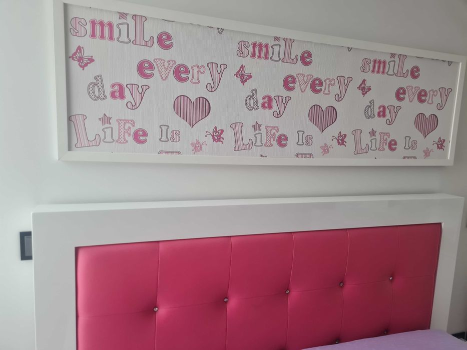 Quarto de casal lacado branco completo