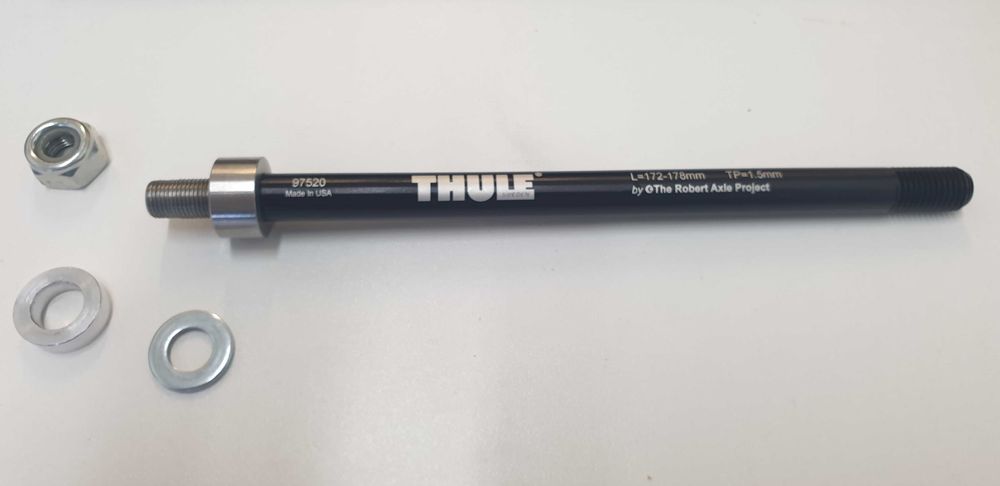 OŚ THULE do roweru, przyczepka rowerowa