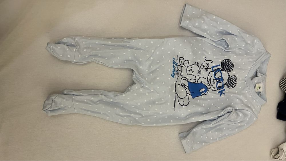 Piżamki pajace chłopiec 68 ciepłe h&m 5.10.15 i inne