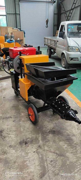 Nowy agregat tynkarski, pompa do betonu Diesel