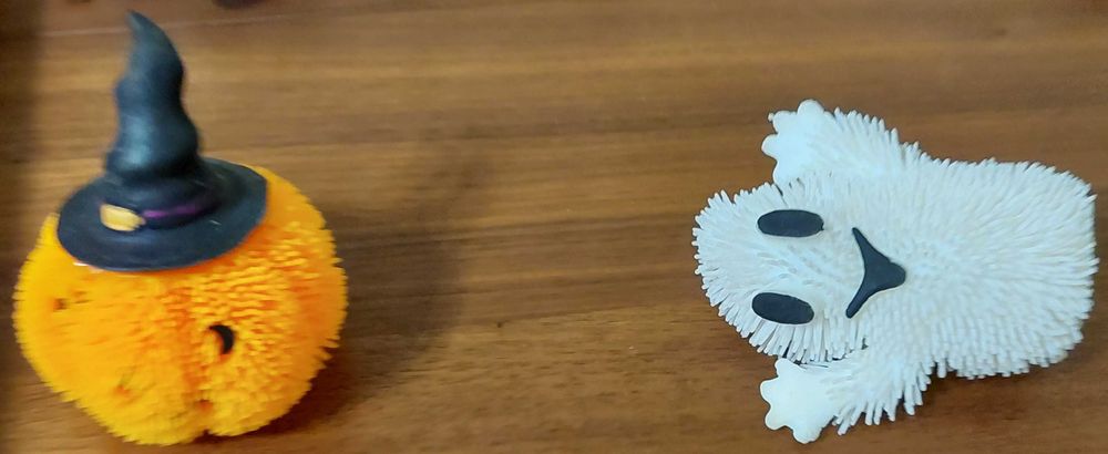 Pack Decorativa Halloween - Grinalda, luzes, bonecos e bruxa