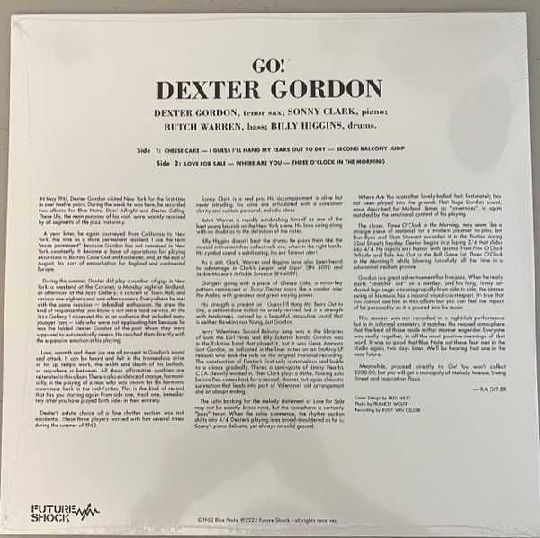 DEXTER GORDON- GO!- LP -płyta nowa , zafoliowana