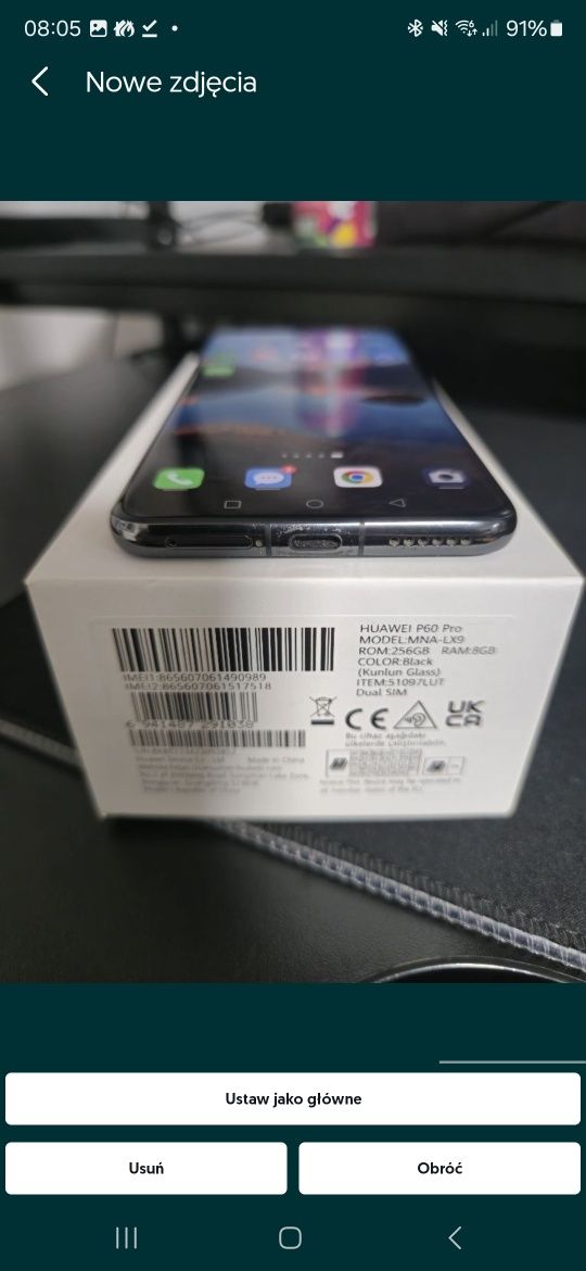 Smartfon Huawei p60 pro