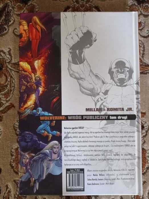 Wolverine Jason Aaron + Wróg publiczny tom 2 + Origin 3 zeszyty plakat