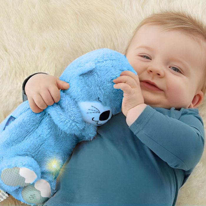 Przytulanka Maskotka Wydra Pozytywka Uspokajacz Szumiś Oddychająca