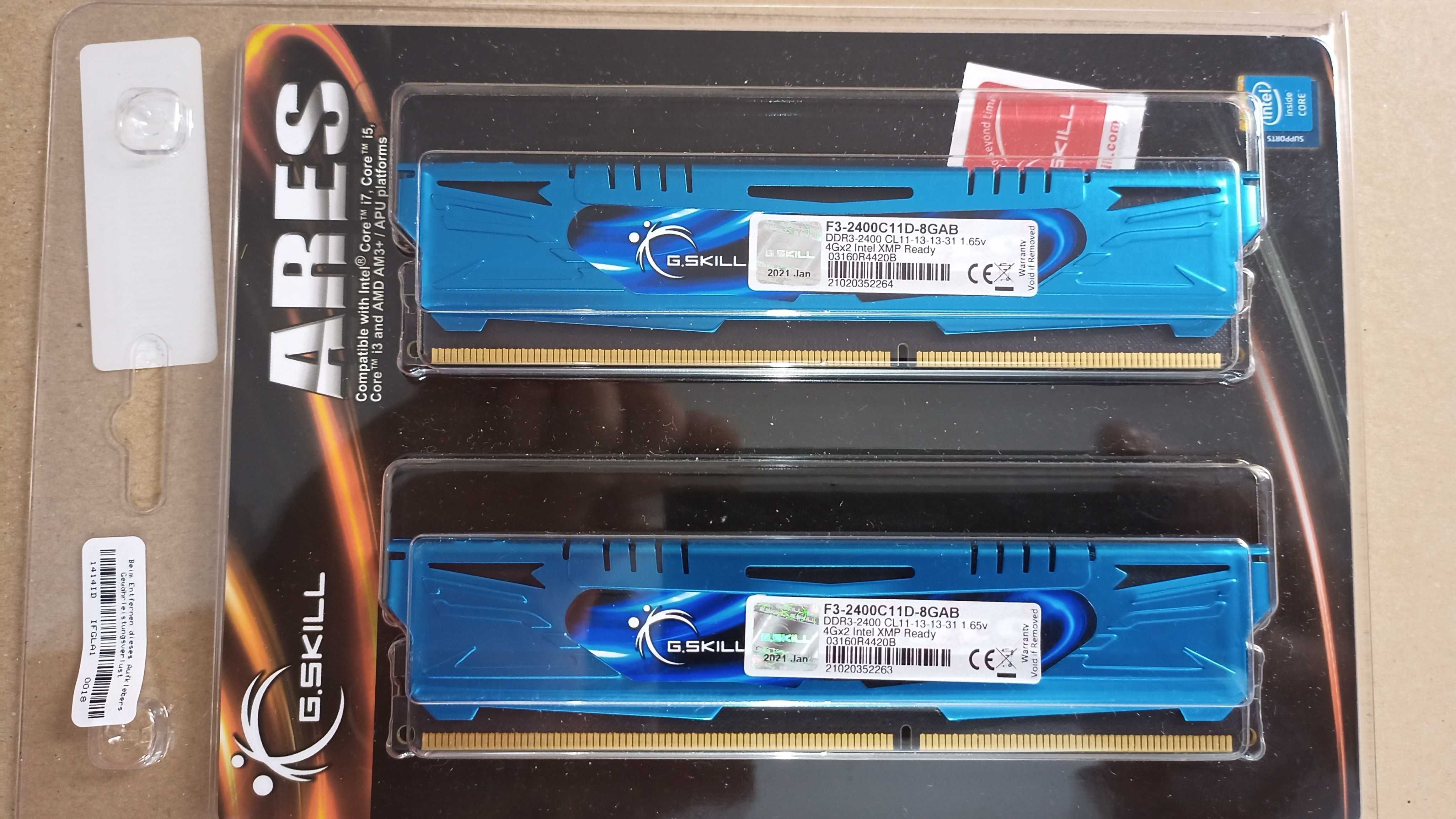 Memória kits DDR3 DDR4