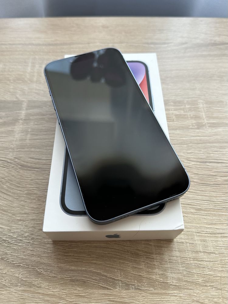 Iphone 14 128GB Niebieski + Etui + Kabel