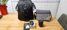 Lente, Flash, Bolsa e Mochila para camaras DSLR Nikon