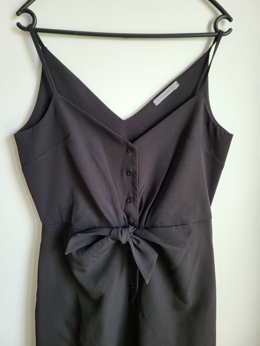 Czarny elegancki kombinezon S