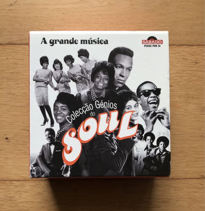 Colecção Génios do Soul (8 CD’s + 8 livros)