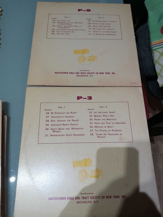 Coleccao de 10 discos vinil de JEOVAH