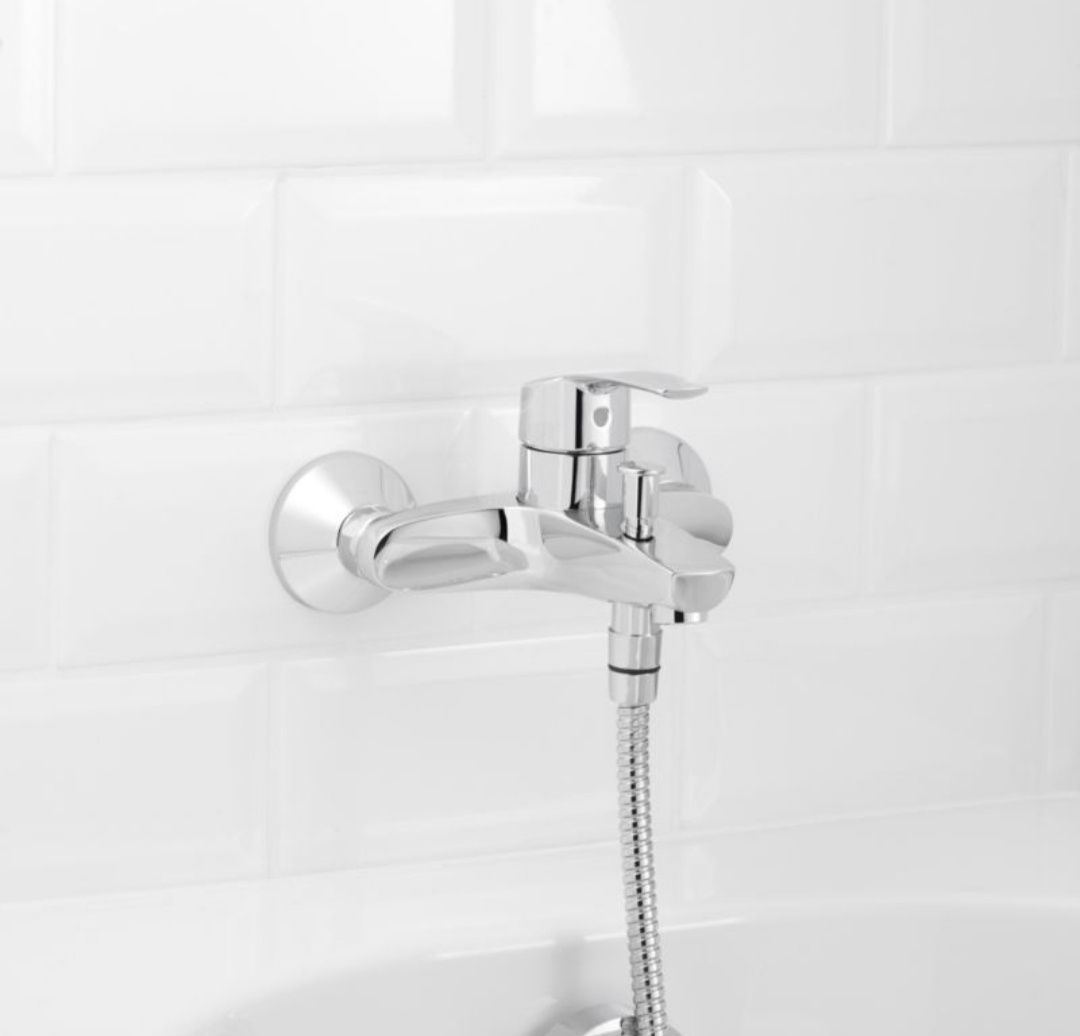 NOWA bateria wannowa jednouchwytowa ścienna Grohe Start New chrom