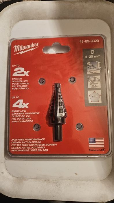 Milwaukee wiertło choinka 4-20 mm