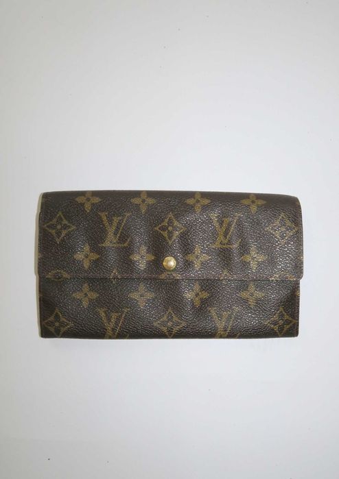 Louis Vuitton duży portfel w monogram vintage