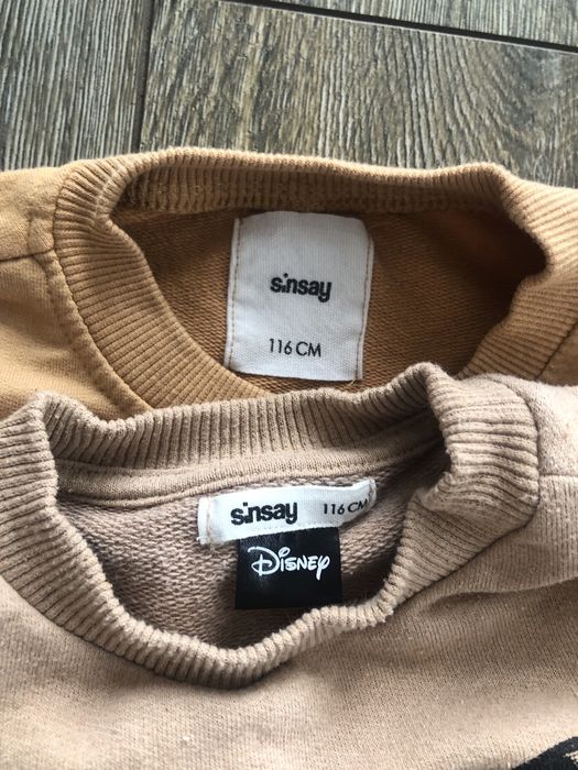 2x bluza r.116 sinsay