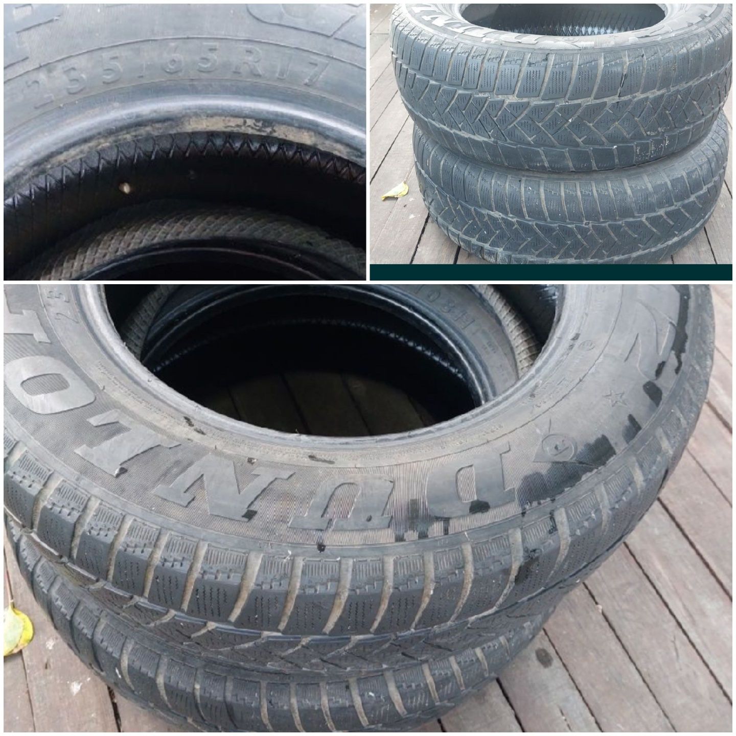 245/65 R17 Шины резина Б/У, Продам резину 2 шт. Скаты Колеса