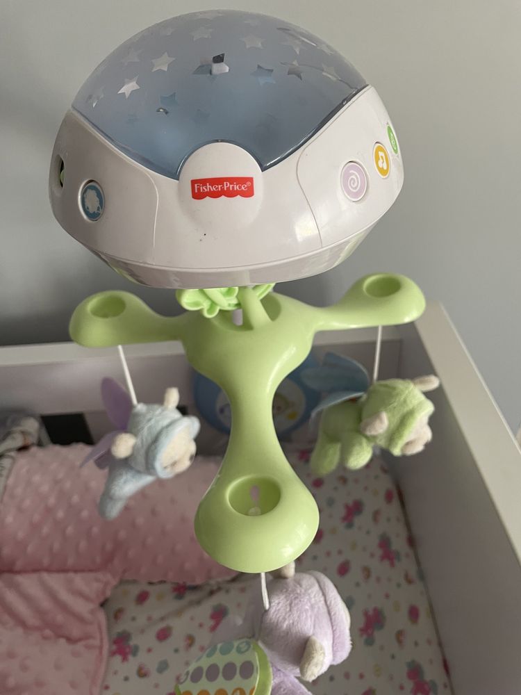 Karuzela Fisher Price misie projektor