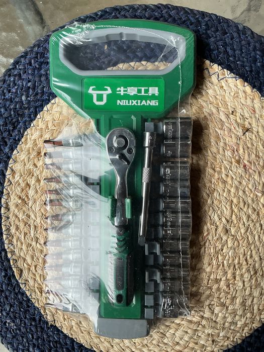 Набор ключів 30предметів головки біти трещотка подовжувач Сантехніка