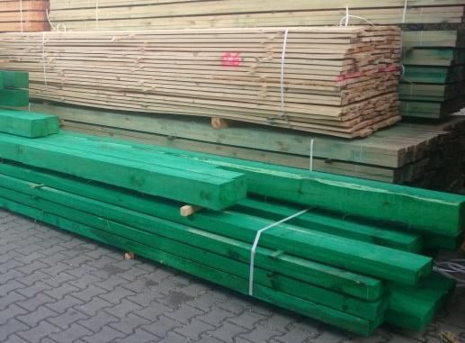 Więźba dachowa - drewno na dach. Kantówki na wymiar