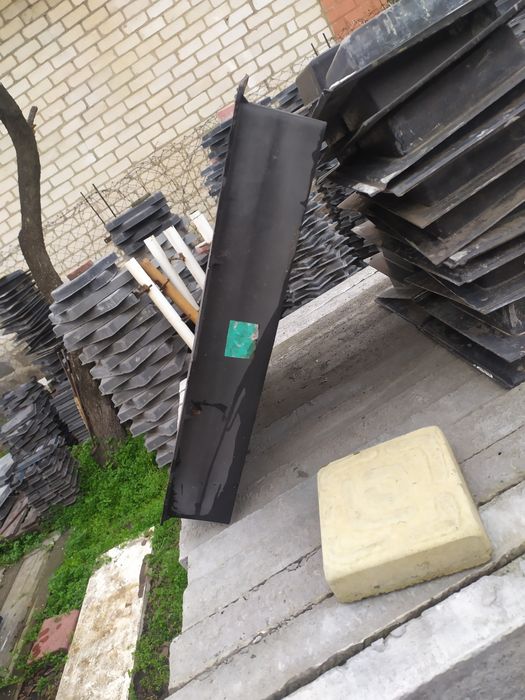 Форма крышки на забор двухскатная 35х39