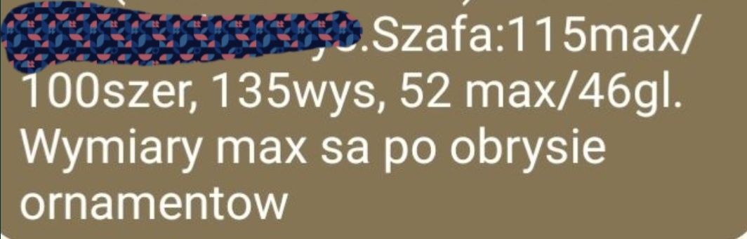 Szafa niemiecka drewniana,gablota, witryna rzeźbiona