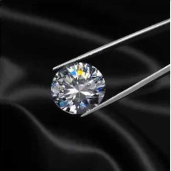Diament MoissanitBrylant6,5mm1CTVVS1-D GratisyŚWIĄTECZNE PROMOCJE!:)