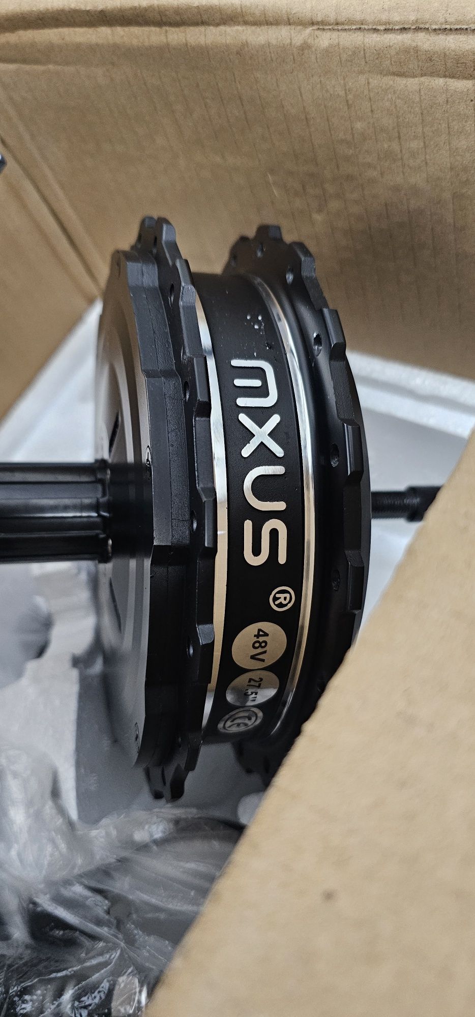 Мотор MXUS XF19C 1000Вт под кассету. Пик 1500Вт, редукторный