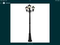 Latarnia ogrodowa lampa do ogrodu parkowa retro vintage 2 m lampion