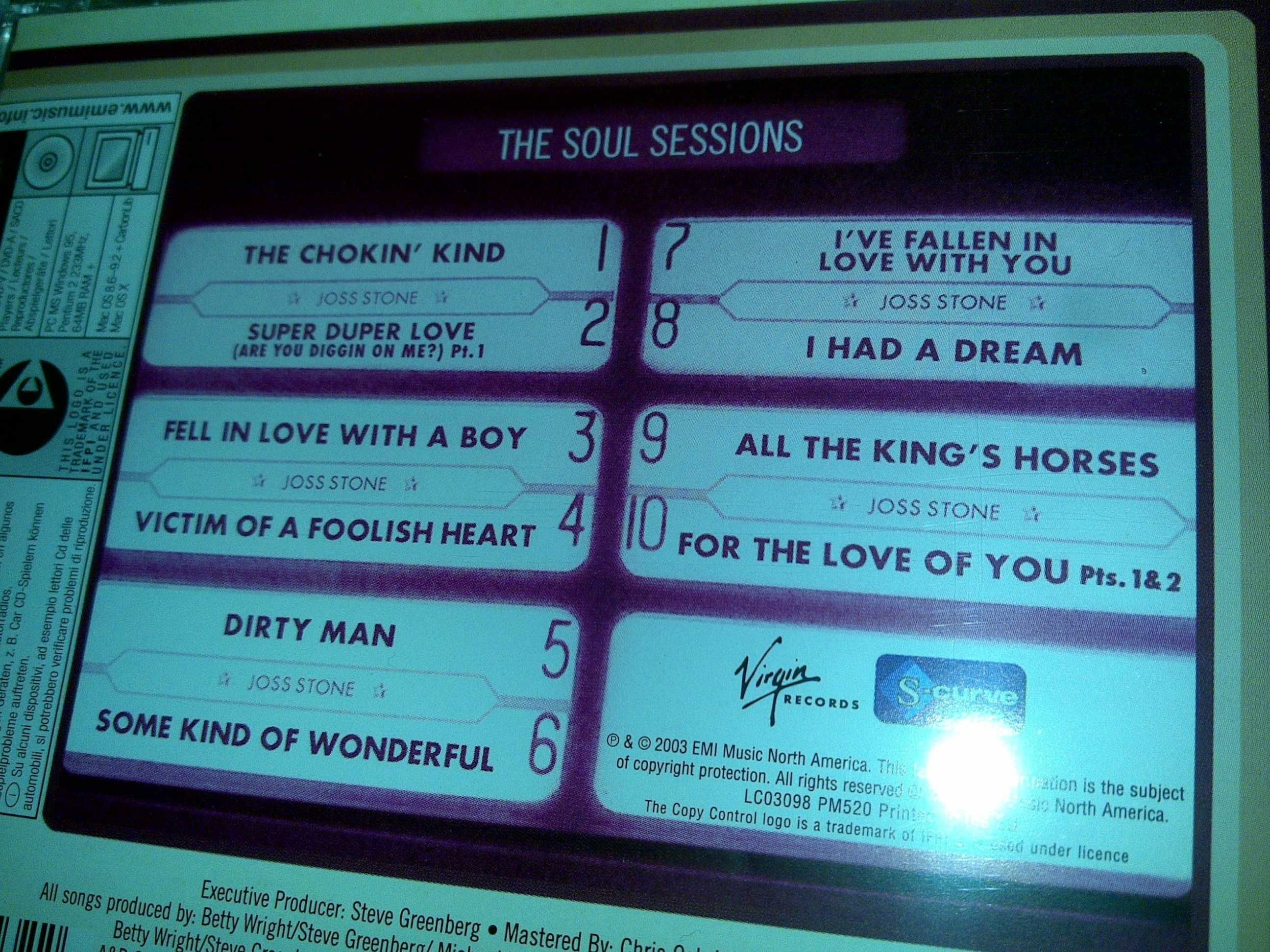 joss stone (the soul sessions) música/cd