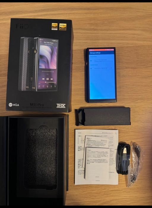 Fiio m11 pro Полный комплект. Идеал в пленках