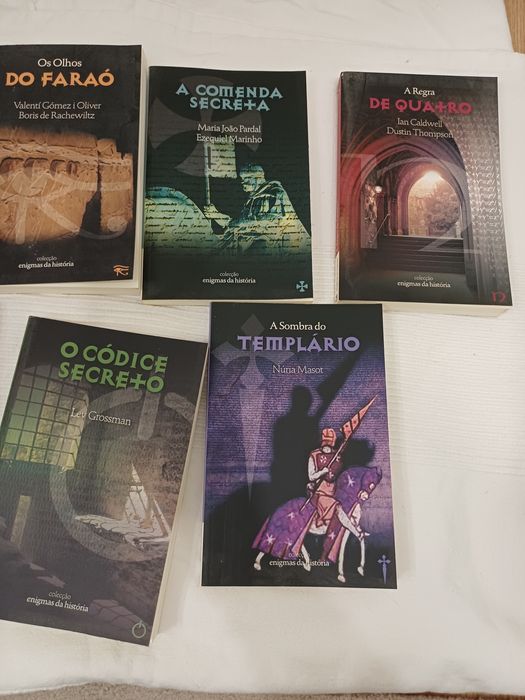 7 livros da coleção Enigmas da História