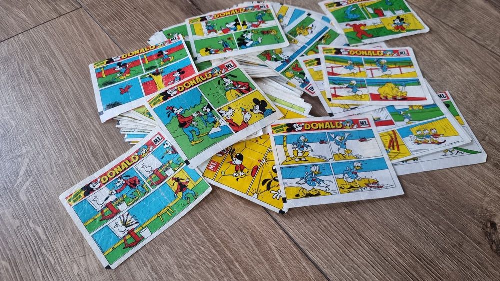 Obrazki z gumy do żucia Donald