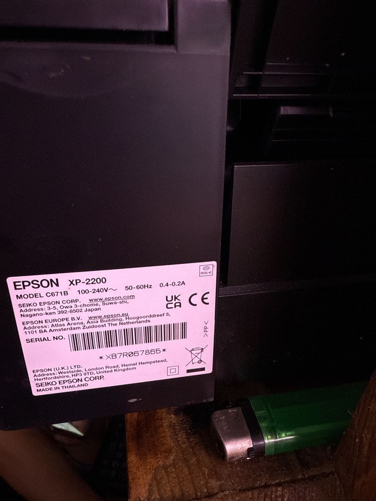 Impressora EPSON xo200 com scanner e wifi