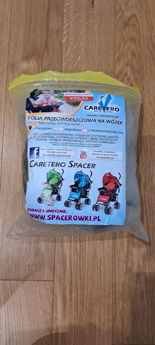 Folia przeciwdeszczowa na wozek spacerowy Caretero